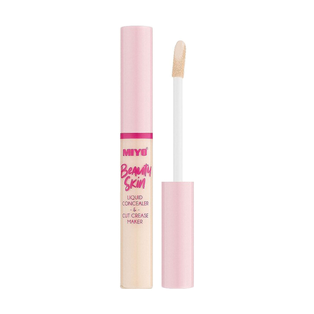 Рідкий консилер для обличчя Miyo Beauty Skin Liquid Concealer &amp; Cut Crease Maker 2 Hello Yellow, 7 мл